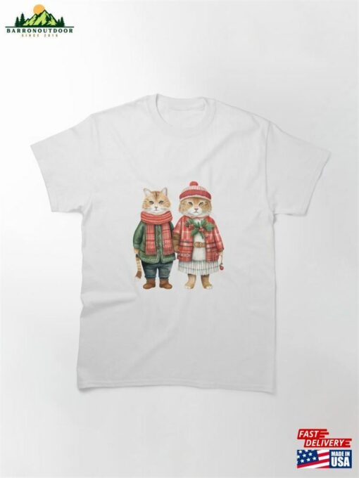 Christmas Animal Couple Classic T-Shirt Unisex