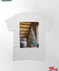Christmas At The Cabin Oil Classic T-Shirt Sweatshirt Hoodie