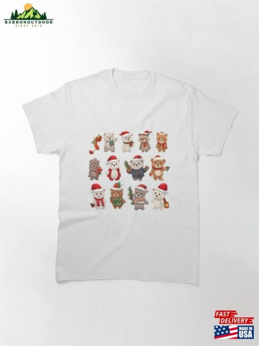 Christmas Bear Classic T-Shirt Sweatshirt Unisex