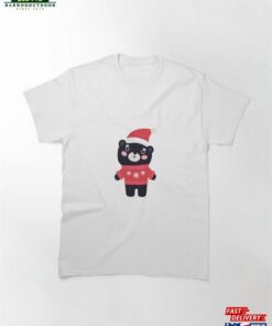 Christmas Black Bear Classic T-Shirt Sweatshirt