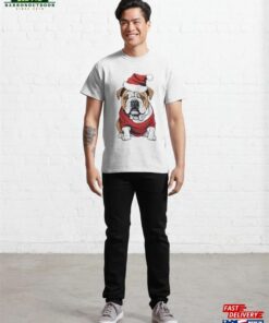 Christmas Bulldog English Classic Sweatshirt 2 Christmas Bulldog English Classic Sweatshirt 3