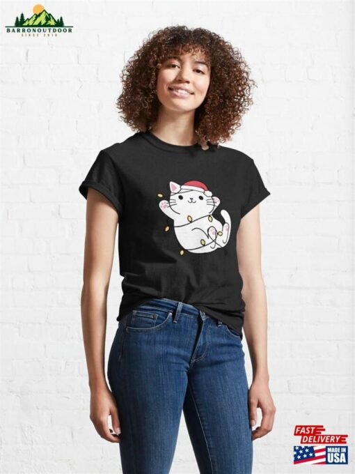 Christmas Cat Classic T-Shirt Hoodie