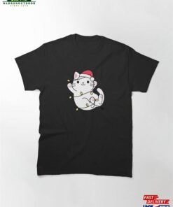 Christmas Cat Classic T Shirt Hoodie 2