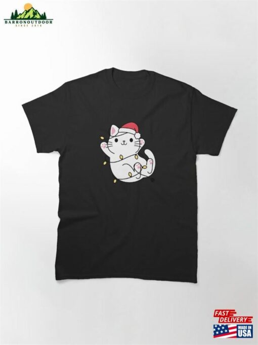 Christmas Cat Classic T-Shirt Hoodie