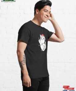 Christmas Cat Classic T Shirt Hoodie 4