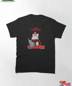 Christmas Cat Classic T Shirt Hoodie Unisex 2