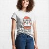 Christmas Cat In Red Hat Classic T-Shirt Hoodie Unisex