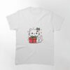 Christmas Cat With Red Gift Classic T-Shirt Hoodie