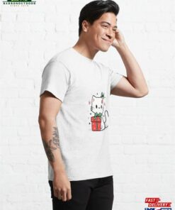 Christmas Cat With Red Gift Classic T-Shirt Hoodie 3 Christmas Cat With Red Gift Classic T Shirt Hoodie 4