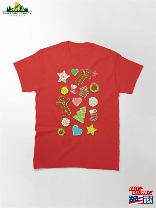 Christmas Cookies Pattern Classic T-Shirt Hoodie