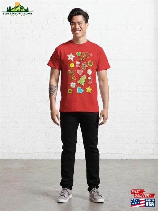 Christmas Cookies Pattern Classic T-Shirt Hoodie