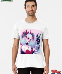 Christmas Demon Girl Smoke Hand Drawing Premium T-Shirt Sweatshirt Christmas Demon Girl Smoke Hand Drawing Premium T-Shirt Sweatshirt