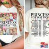 Christmas Disney Princess Eras Tour Comfort Colors Shirt Characters Girl Trip Classic Unisex