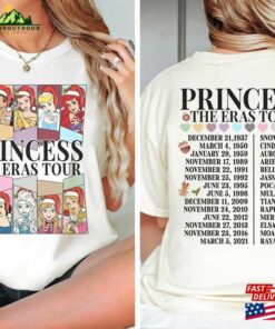 Christmas Disney Princess Eras Tour Comfort Colors Shirt Characters Girl Trip Classic Unisex Christmas Disney Princess Eras Tour Comfort Colors Shirt Characters Girl Trip Classic Unisex
