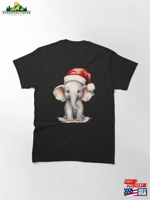 Christmas Elephant Classic T-Shirt