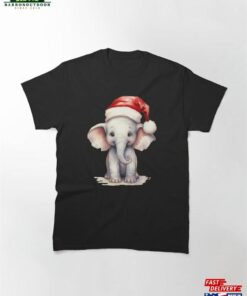 Christmas Elephant Classic T-Shirt Unisex 1 Christmas Elephant Classic T Shirt Unisex 2