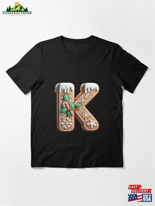 Christmas Gingerbread Alphabet K Essential T-Shirt Classic Sweatshirt