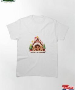 Christmas Gingerbread House 04 Classic T Shirt Unisex 2