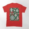 Christmas Glass Ornaments Pattern Classic T-Shirt Sweatshirt