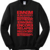 Eminem Albums List Sweatshirt