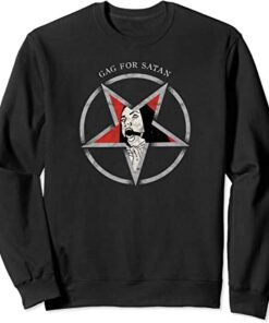 Gag For Satan Occult Gothic Grunge Satan Baphomet Nun Death Sweatshirt