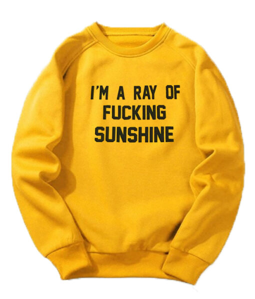 I’m A Ray Of Fucking Sunshine Sweatshirt