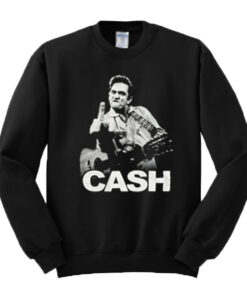 Johnny Cash Middle Finger Sweatshirt