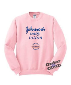 Johnson’s Baby Lotion Mildness Sweatshirt