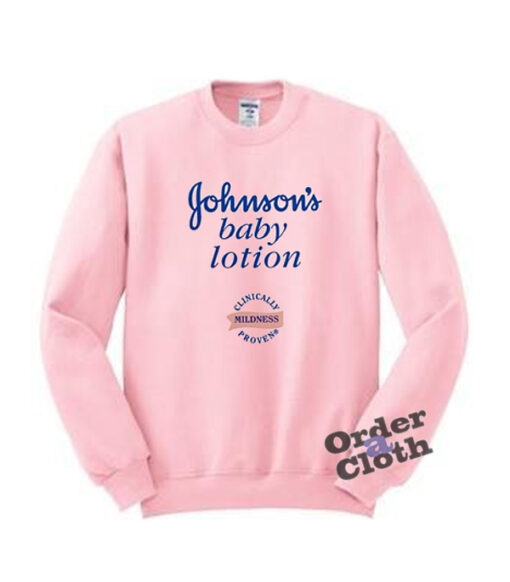 Johnson’s Baby Lotion Mildness Sweatshirt