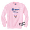 Johnson’s Baby Lotion Sweatshirt