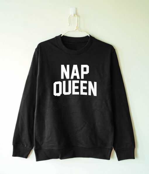 Nap Queen Black Sweatshirt