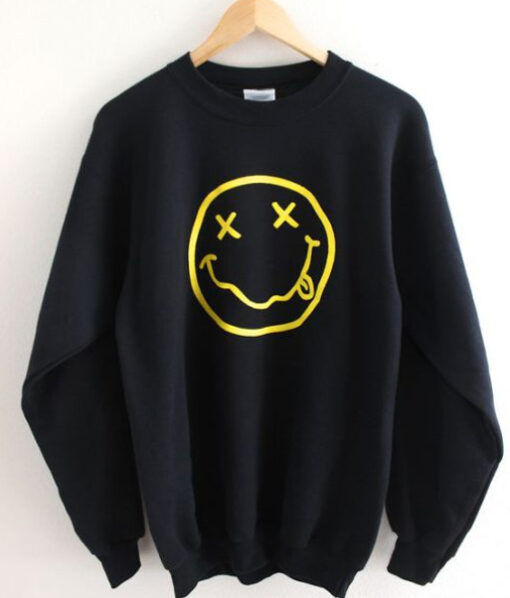 Nirvana Smiley Logo Sweatshirt