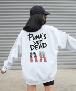 Punk’s Not Dead Graphic Sweatshirt