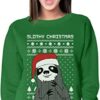 Slothy Christmas Ugly Christmas Sweater