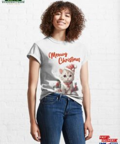 Christmas Kawaii Kitty Classic T-Shirt Unisex