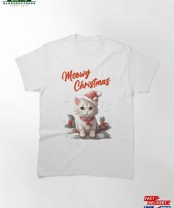 Christmas Kawaii Kitty Classic T-Shirt Unisex