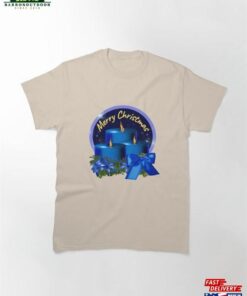 Christmas Night Candle Classic T Shirt Unisex 1