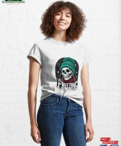 Christmas Skeleton Festive Design Classic T Shirt 1