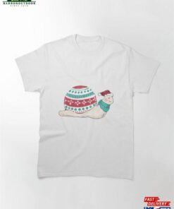 Christmas Snail Classic T Shirt Unisex Hoodie 1