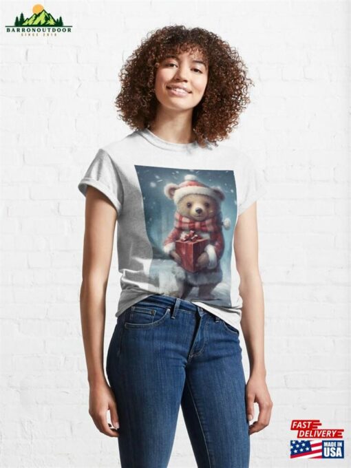 Christmas Teddy Bear Classic T-Shirt Unisex Sweatshirt