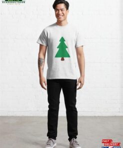 Christmas Tree Hand Drawn Illustration Classic T Shirt 2