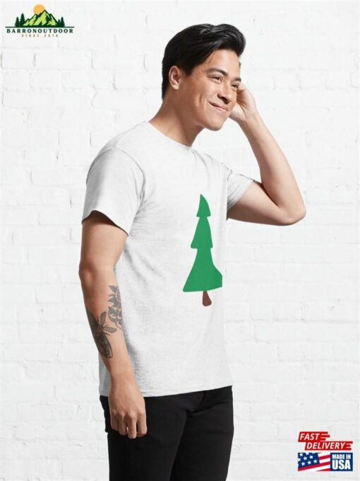 Christmas Tree Hand Drawn Illustration Classic T-Shirt