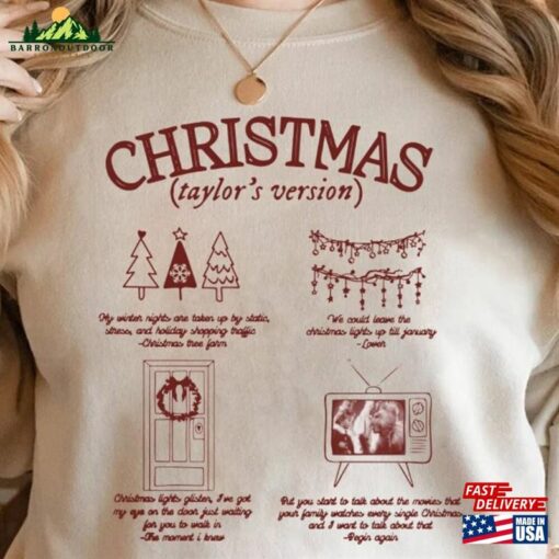 Christmas Version Shirt Swiftmas T-Shirts T-Shirt Sweatshirt