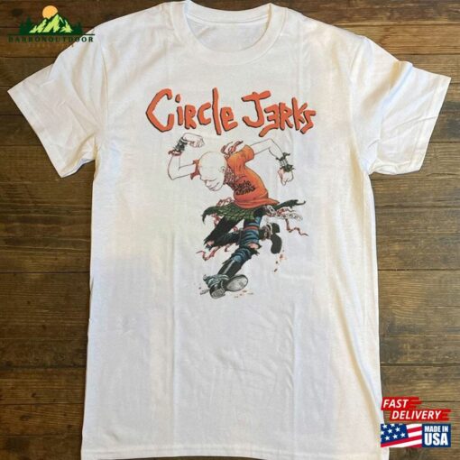 Circle Jerks Skank Man T-Shirt Circke Tour 2023 Band Shirt Sweatshirt