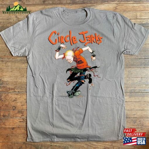 Circle Jerks Skank Man T-Shirt Circke Tour 2023 Band Shirt Sweatshirt