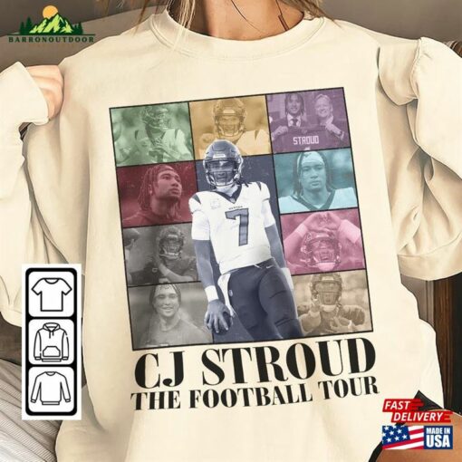 Cj Stroud Houston Football Merch Shirt Vintage 90S Bootleg Sweatshirts Sweatshirt T-Shirt