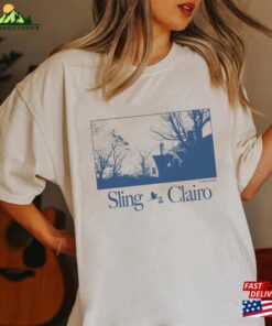 Clairo Sling Merch Retro Shirt Stork T Shirt Unisex 1