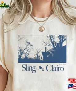 Clairo Sling Merch Retro Shirt Stork T Shirt Unisex 2