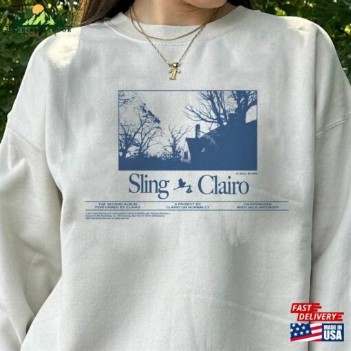 Clairo Sling Merch Retro Shirt Stork Unisex Hoodie