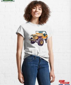 Classic Orange Flat Fender 4X4 Art Print T Shirt Hoodie 1
